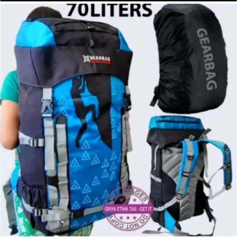 Outduur.id -  Tas Ransel Gunung Pria Wanita Mendaki Camping Carrier Gearbag Berkualitas TAS RANSEL G