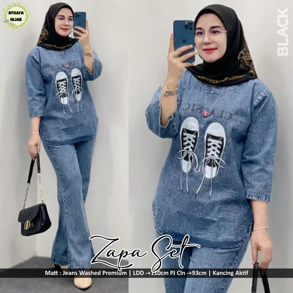 Fashion Wanita HQ HQ ZAPA SET From AtHAYA
