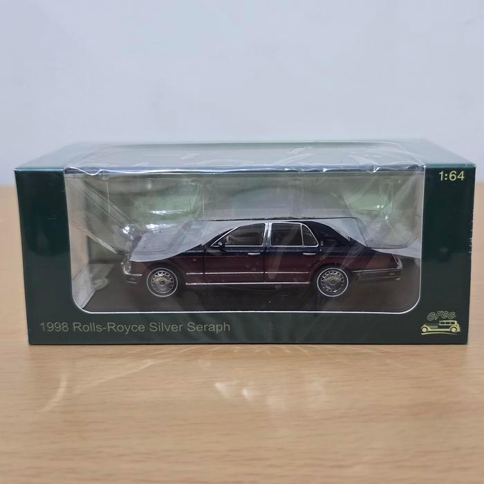 GFCC 1998 Rolls Royce Silver Seraph Dual Tone Blue Red Diecast Koleksi Mobil Mainan Mini Scale 1/64 