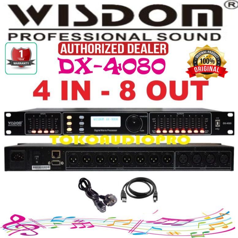 Wisdom DX4080 Speaker Management    DLMS  Speaker DX-4080 Original