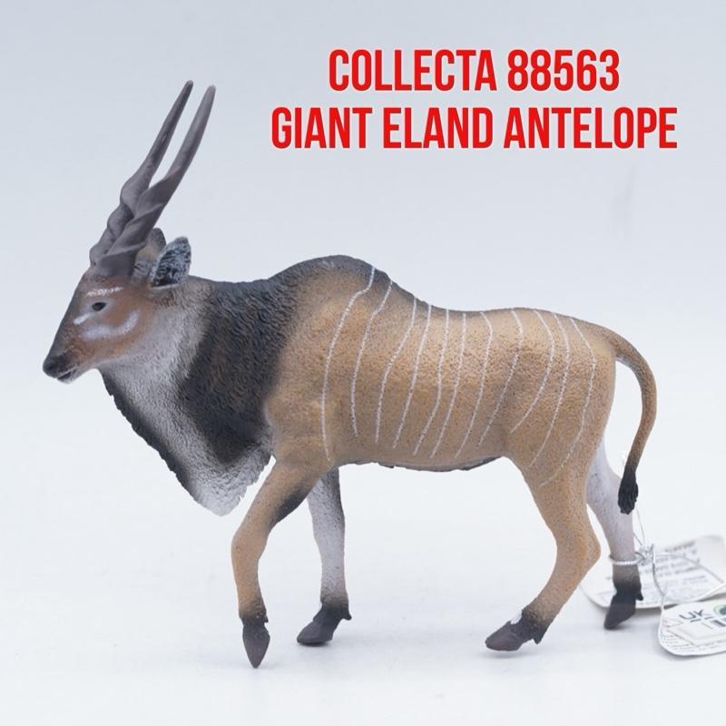 Collecta 88563 Giant Eland Antelope Eland Raksasa Taurotragus derbianus Mainan Binatang Miniature He