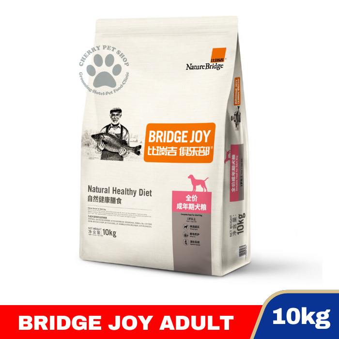 NATURE BRIDGE DOG JOY Adult Makanan Anjing Kering Dewasa Termurah - 10KG