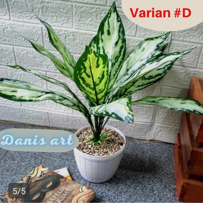 Lidah mertua palsu/ tanaman lidah mertua plastik/ dekorasi tanamn hias - varian #D