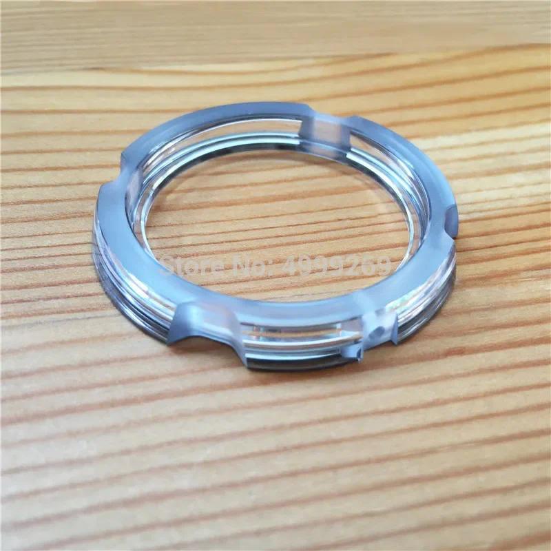 Watch Sapphire Crystal Middle Frame Case for Omega De Ville 431.33.41 Automatic Watch