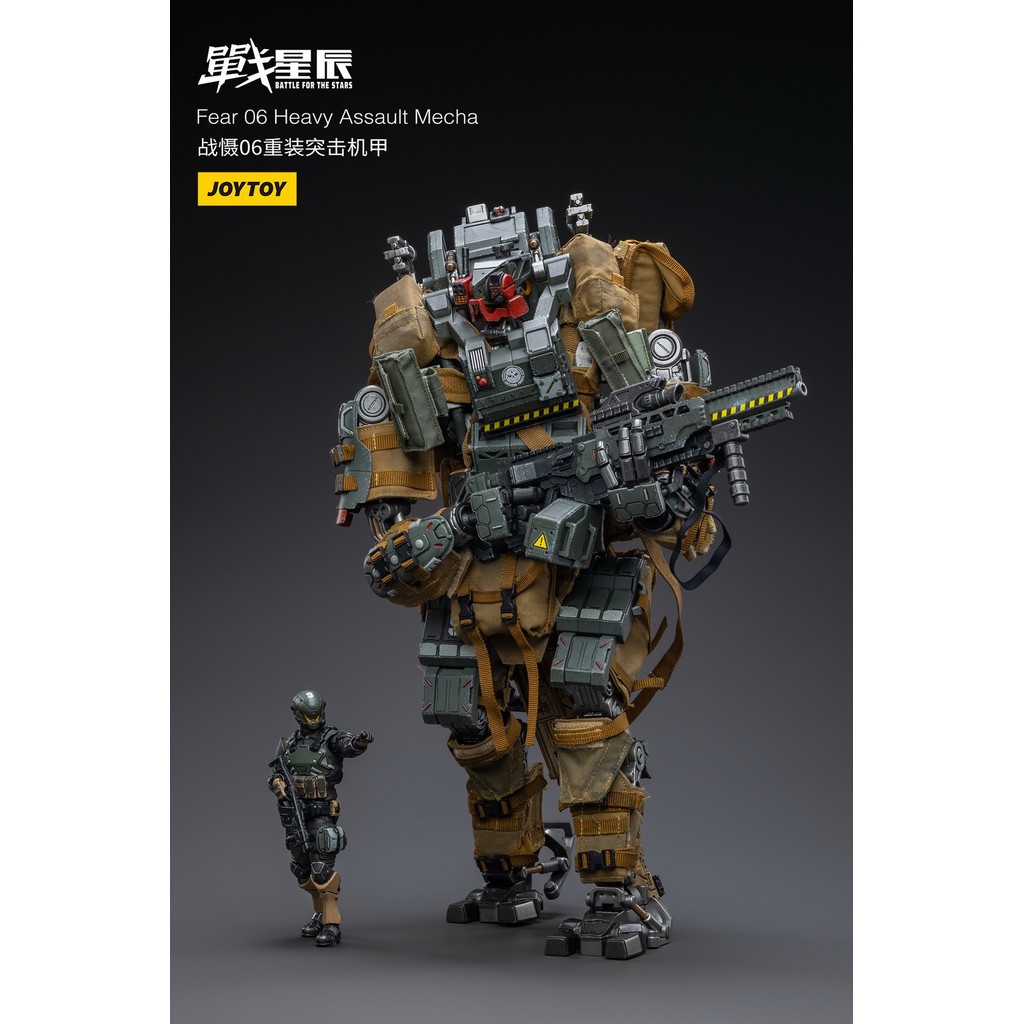 in Stock JOYTOY 1/18 Fear 06 Heavy Assault Mecha Action Figures Anime Game Model Gift Collection