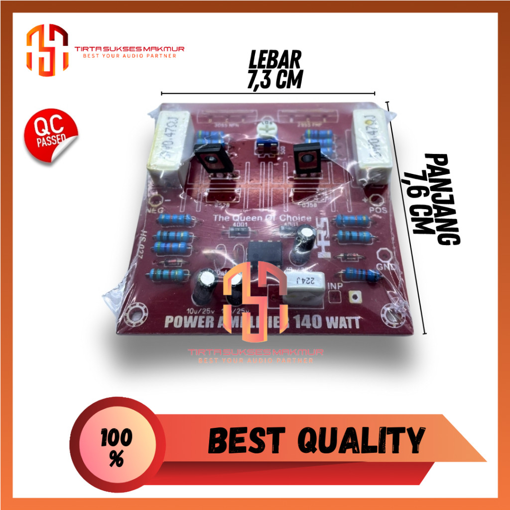 kit driver 140 watt mono dan 140 mono +1 pot merek hersa