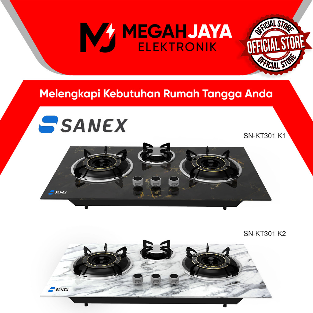 HP [COD READY] SANEX KOMPOR TANAM SN-KT201 / SN-KT301 / SN KT201 (2 / 3 TUNGKU) GARANSI RESMI