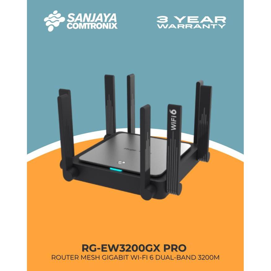 RG-EW3200GX PRO 3200M Wi-Fi 6 Dual-band Gigabit Mesh Router