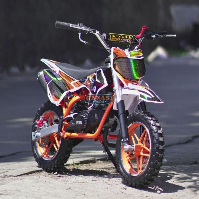 MINI TRAIL IMPALA 50CC 2TAK Motor Mainan Anak Desain Mini Aman untuk Anak-anak Cocok untuk Bermain d