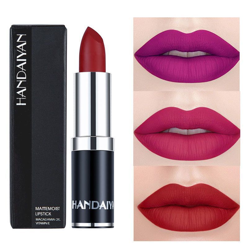 HANDAIYAN matte lipstik pelembab tahan lama lipstik matte pink