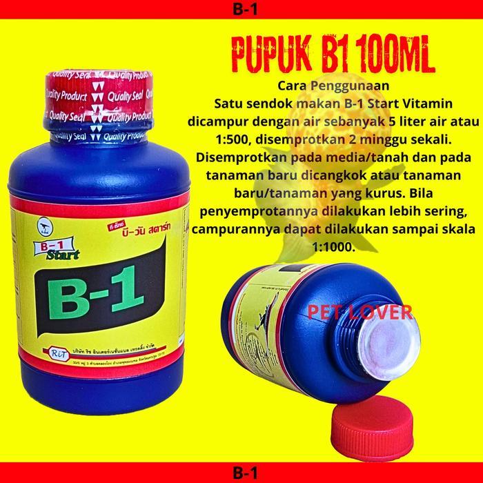 PROMO  Pupuk Vitamin B1 100ml T-rex Pupuk Tanaman B1 Anti Stres Ori Thailand - 100ml