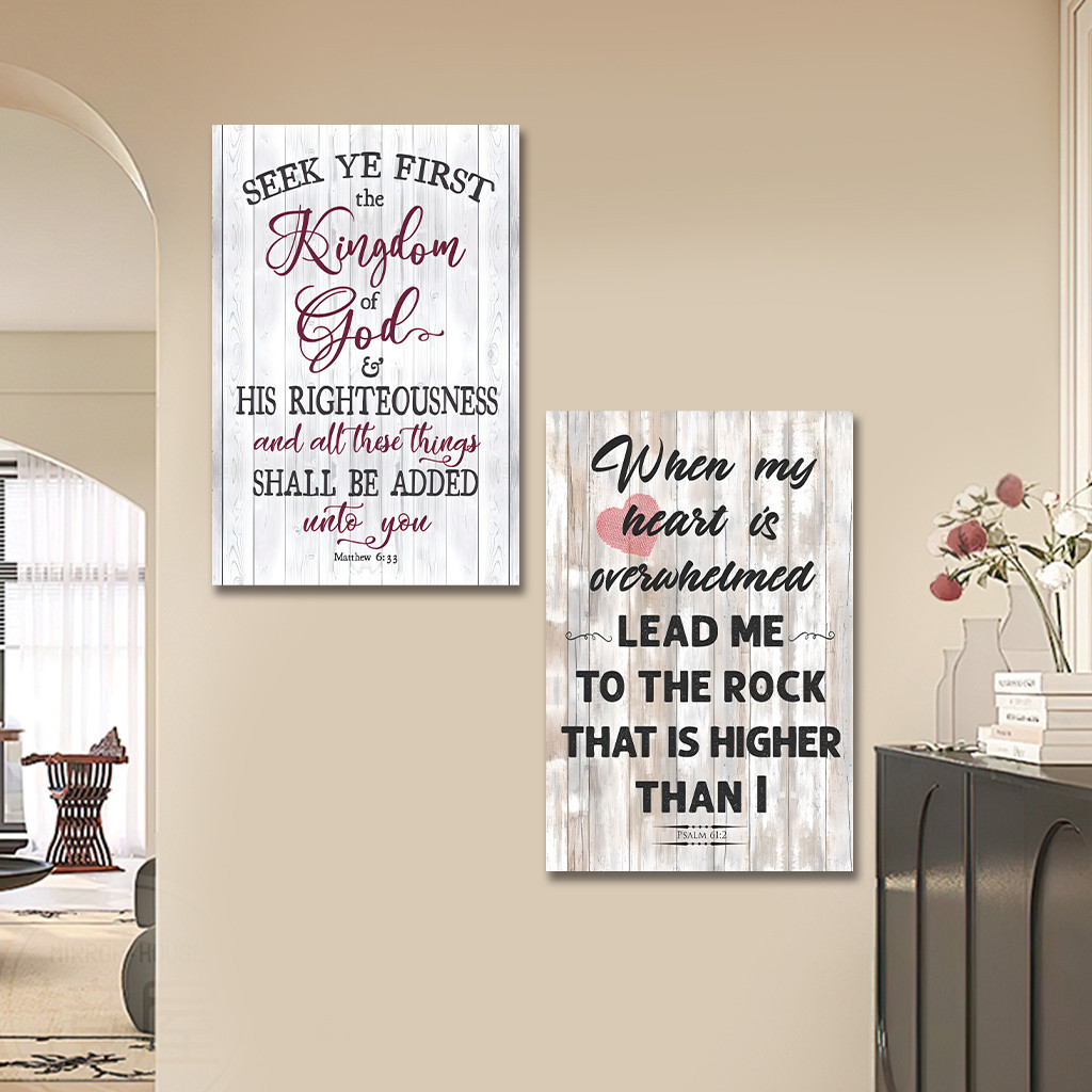 Hiasan dinding aesthetic Ayat-ayat Alkitab Kutipan Amsal Yeremia Mazmur Yesaya Filipi Yosua Dinding 