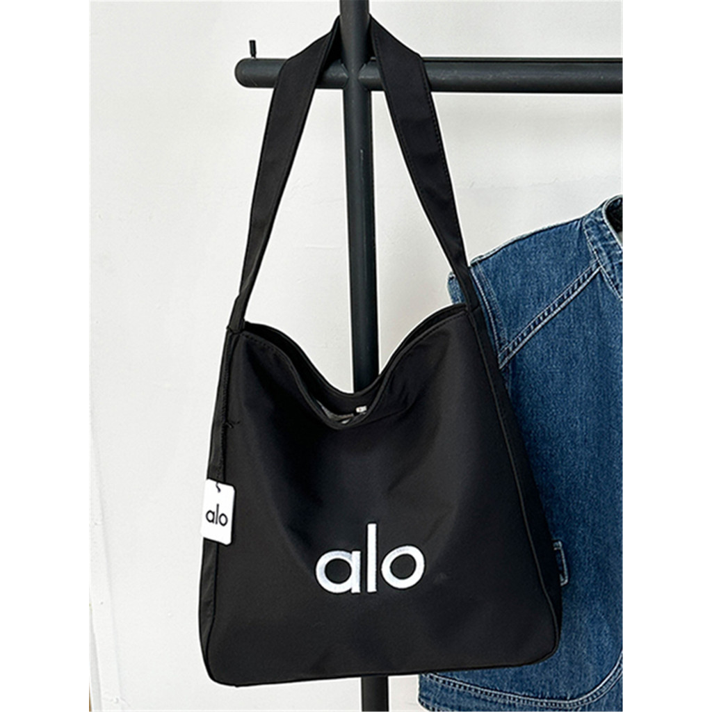 alo Women's Canvas Shoulder Bag Oxford Cloth Large Capacity Fashion Shopping Bag New Commuter Tote B