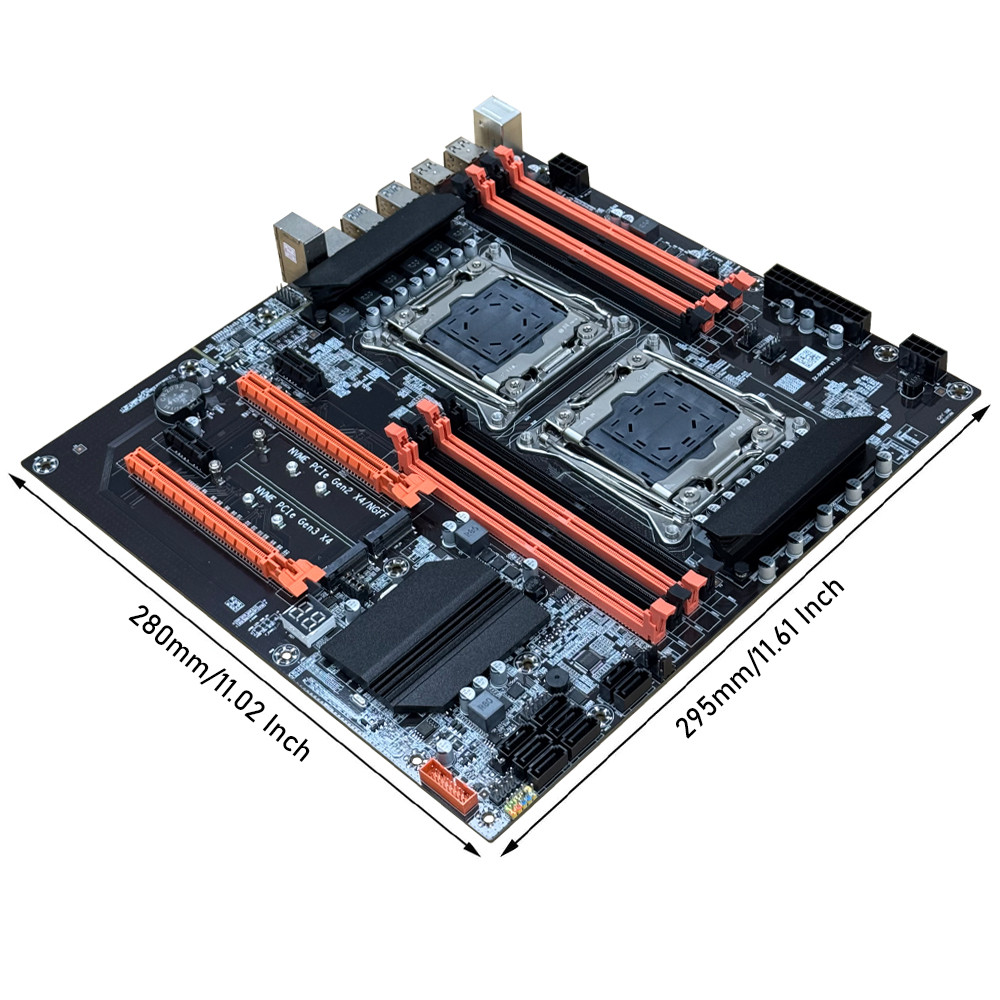 MLLSE X99 Motherboard Dual CPU LGA 20113 Socket Desktop Mainboard placa mãe x99 kit xeon brasil