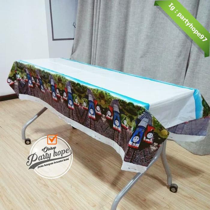 Table Cover thomas / Table Cover Karakter / Taplak Meja ultah thomas