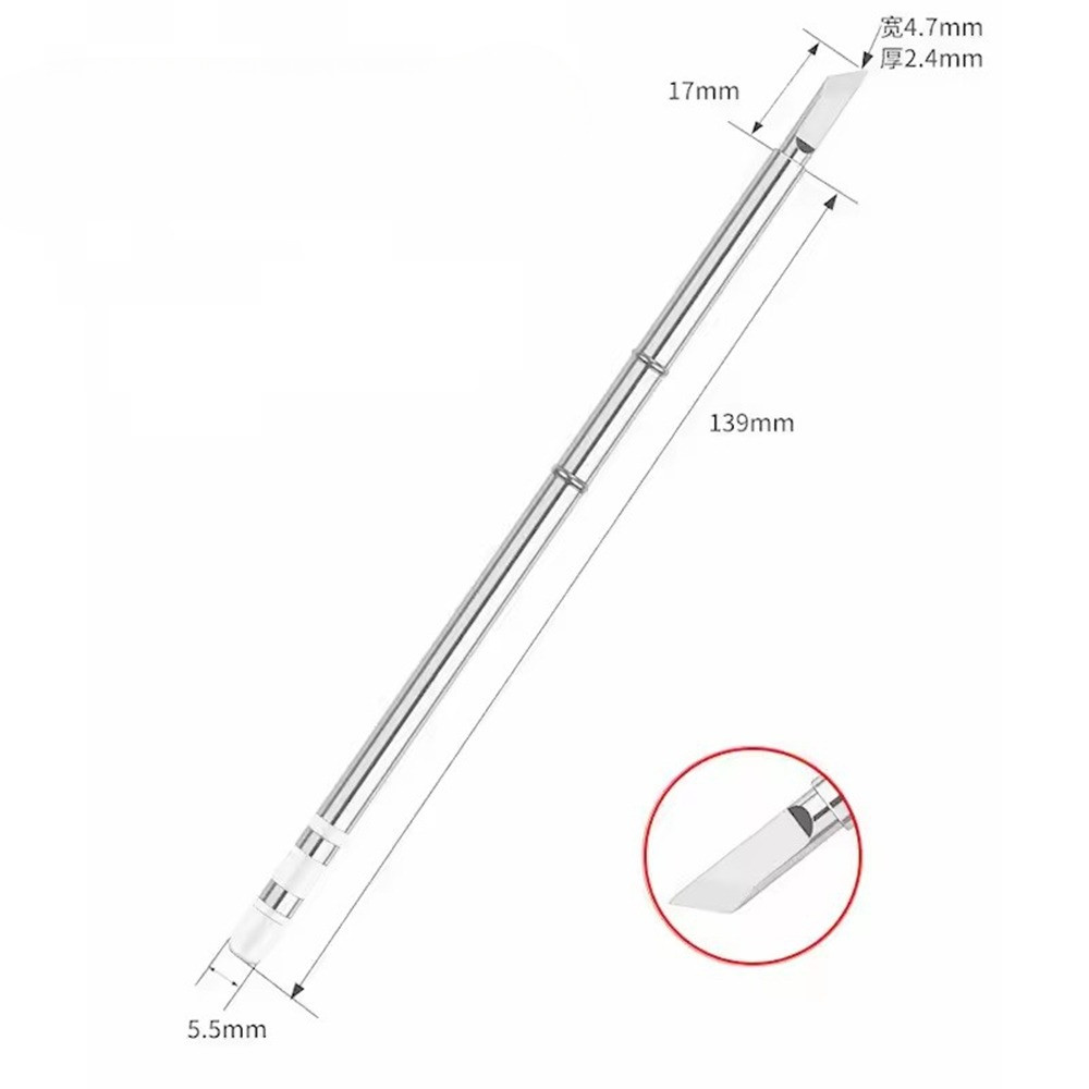 5Pcs T12KF  Soldering Iron Tips Bit T12KF  LeadFree Electronic soldering iron kit
