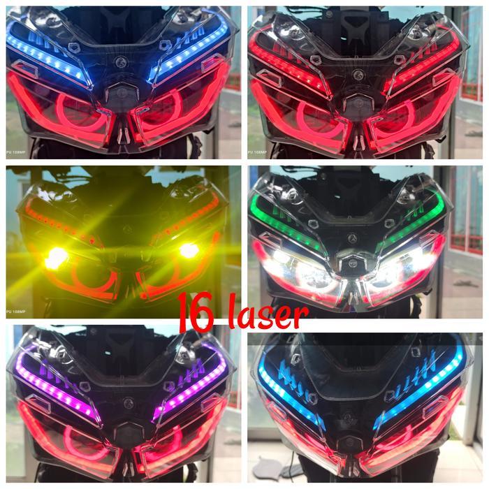 projie led vario new 125 150 reflektor headlamp lampu depan LED