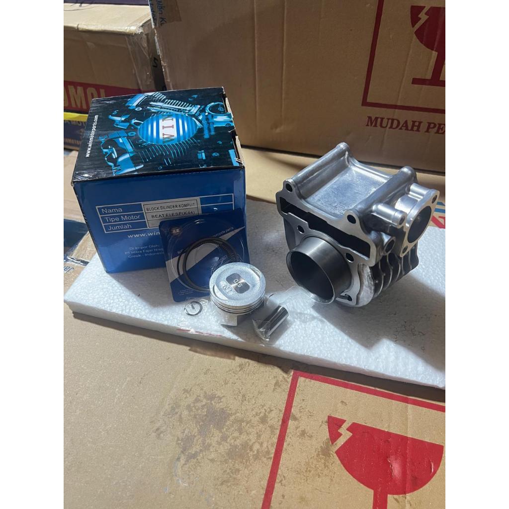 Cylinder Blok Assy + Piston BEAT FI ESP K44, BEAT POP, BEAT STREET, SCOOPY FI ESP, VARIO 110 ESP. ME
