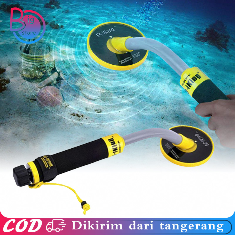 Metal Detector Underwater Pi-Iking 750 Detektor Logam Tahan Air 30m Anti Dalam Air Metal Detector Wa