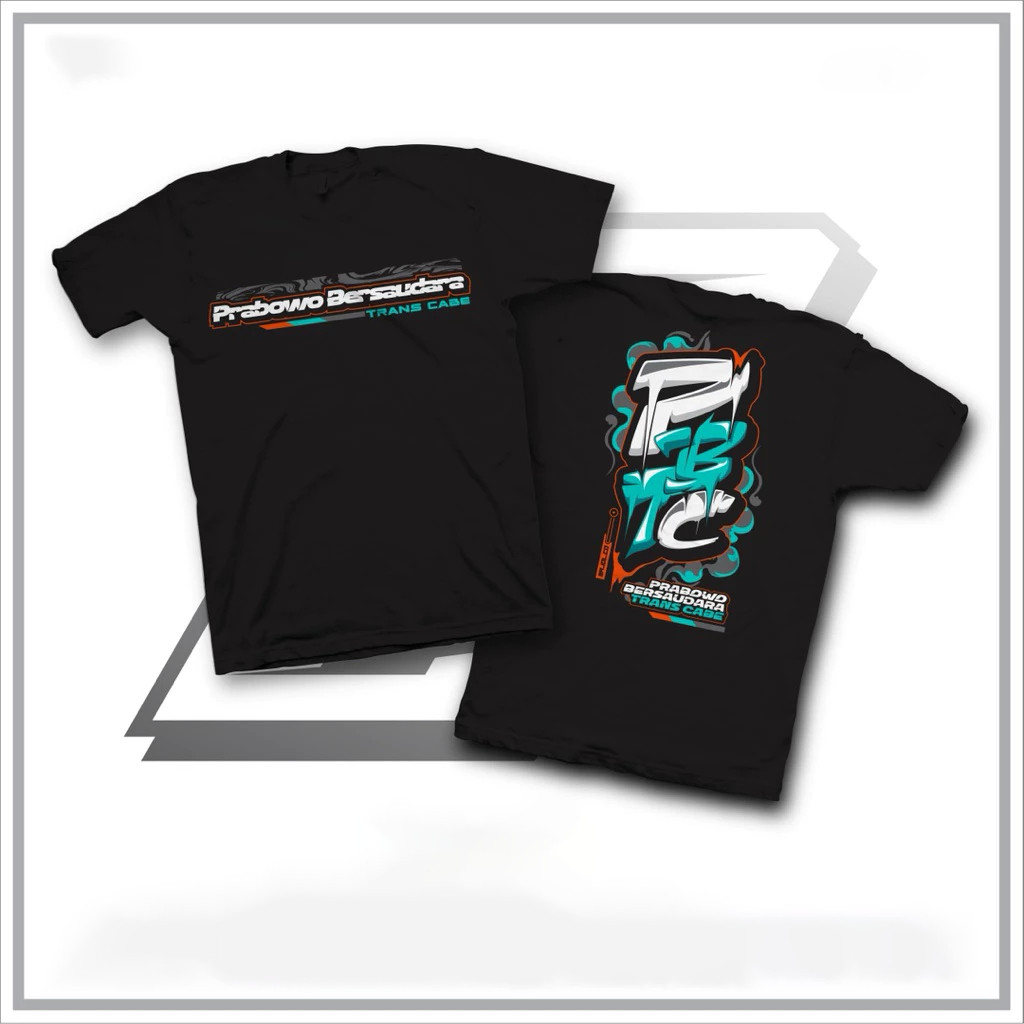 KAOS PBTC V2 KAOS PRABOWO BERSAUDARA TRANS CABE Baju Distro Original Cotton 24s | unisex