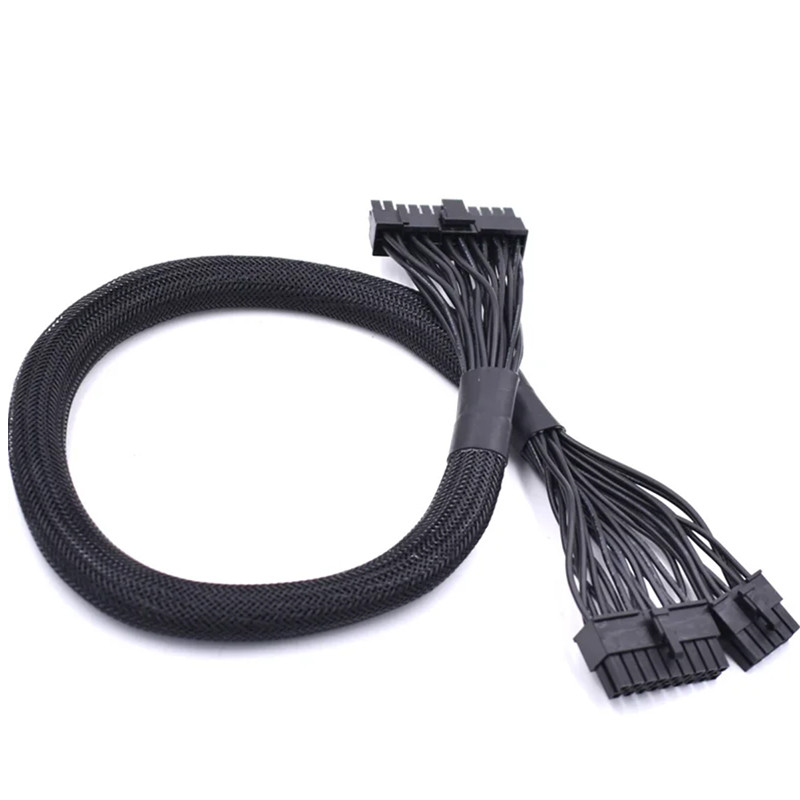 60CM ATX 24Pin To 18+10Pin Motherboard PSU Modular Power Supply Cable for Corsair AX650 AX750 AX850