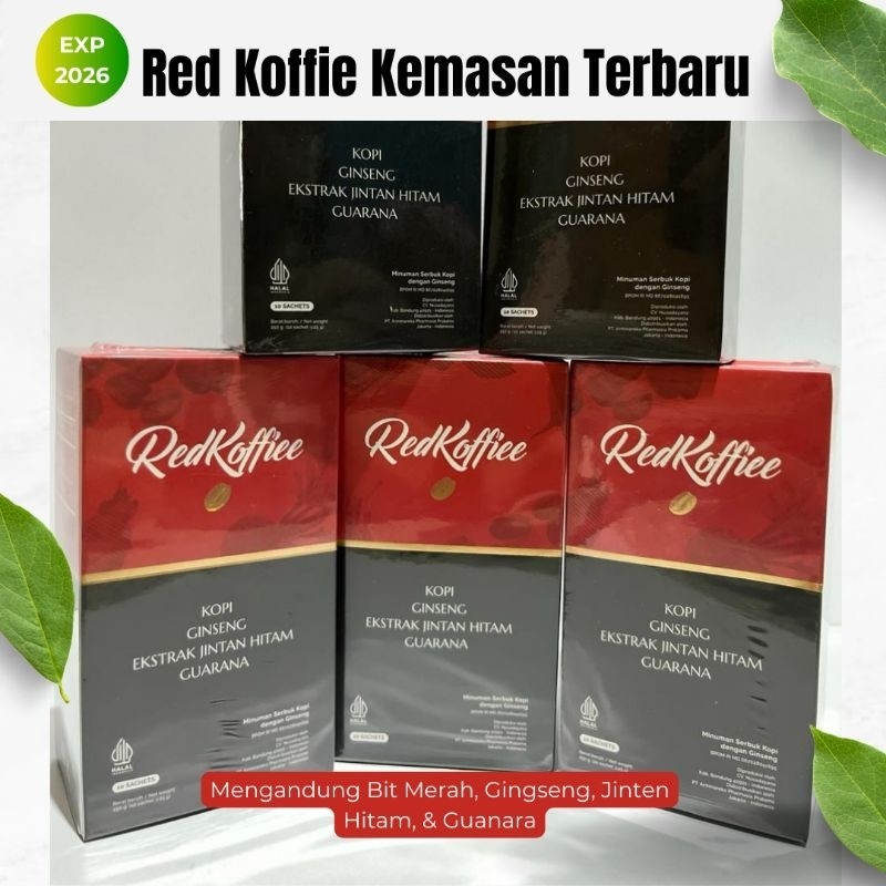 Red koffiee armina daily / red kopi/ red kofie / kopi arminareka Box isi 10 pcs