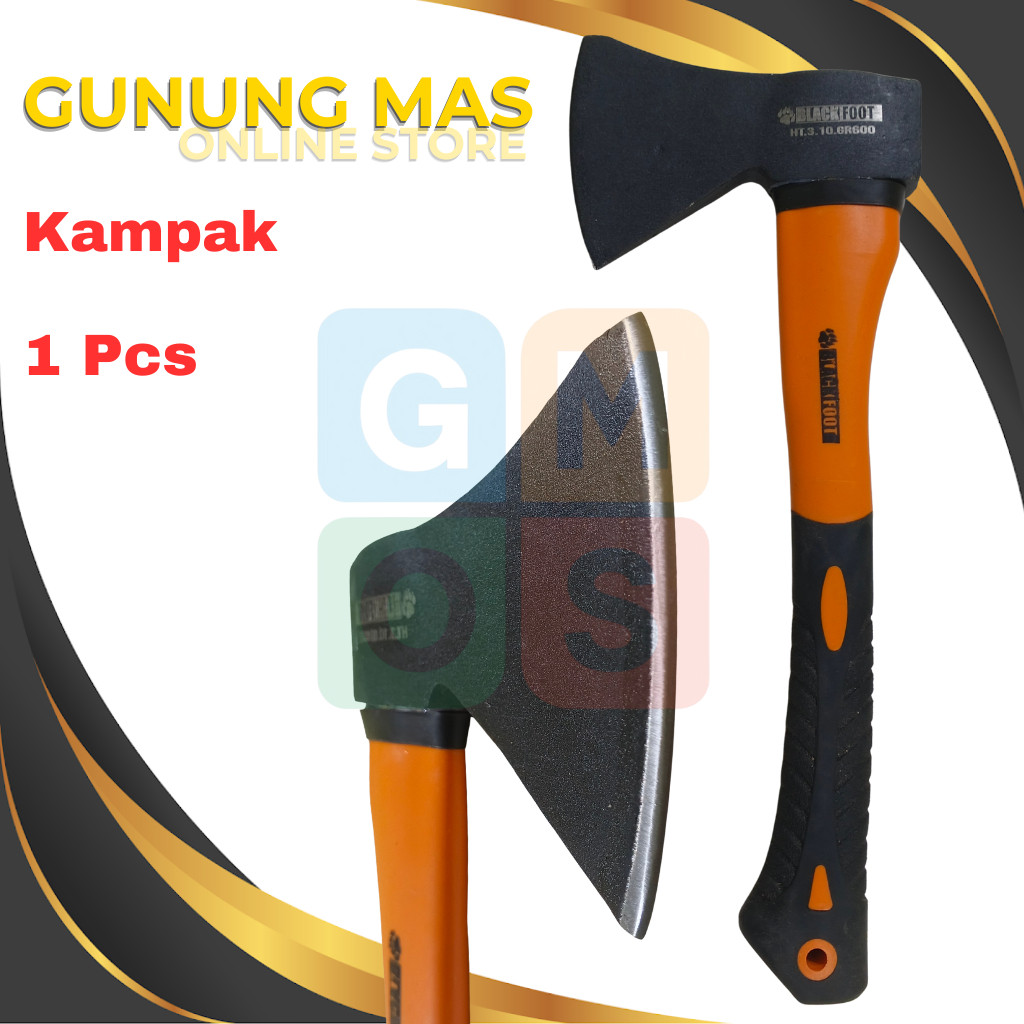 BLACKFOOT Kampak Kayu Gagang Fiber