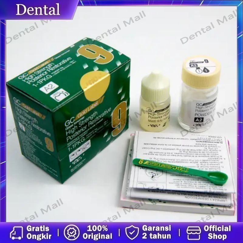 GC Fuji 9 Expired 2027 Gold Label HS Posterior cement ionomer 15g+10.5ml