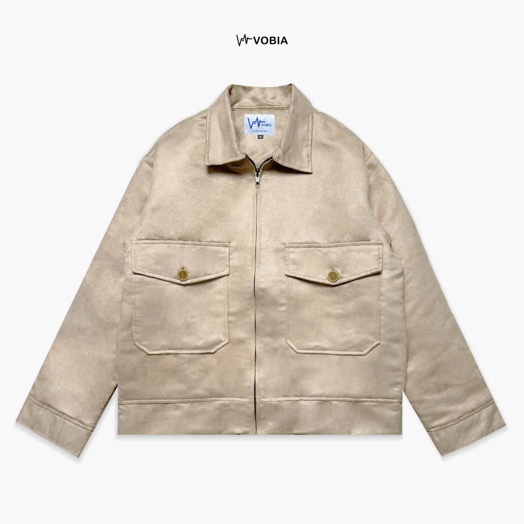 Vobia Work Jacket Obsidian Suede - Khaki