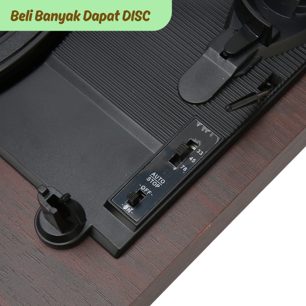 TTN Record Player  Record Player 3 Speeds Vintage Turntable Record Player for Entertainment Decor Tu