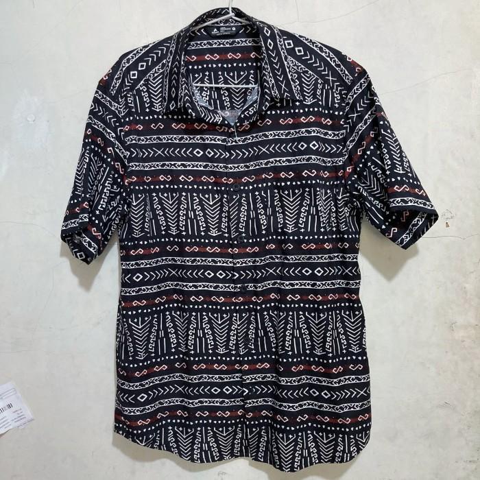 EIGER KEMEJA BATIK PRIA X-TRIBES SS - BLACK - XL