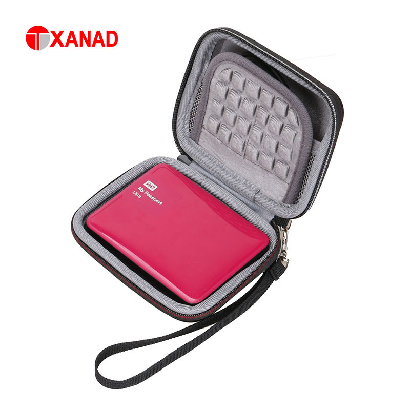 XANAD EVA Hard Case for WD 1TB 2TB 3TB 500GB My Passport Ultra Portable External Hard Drive Carrying