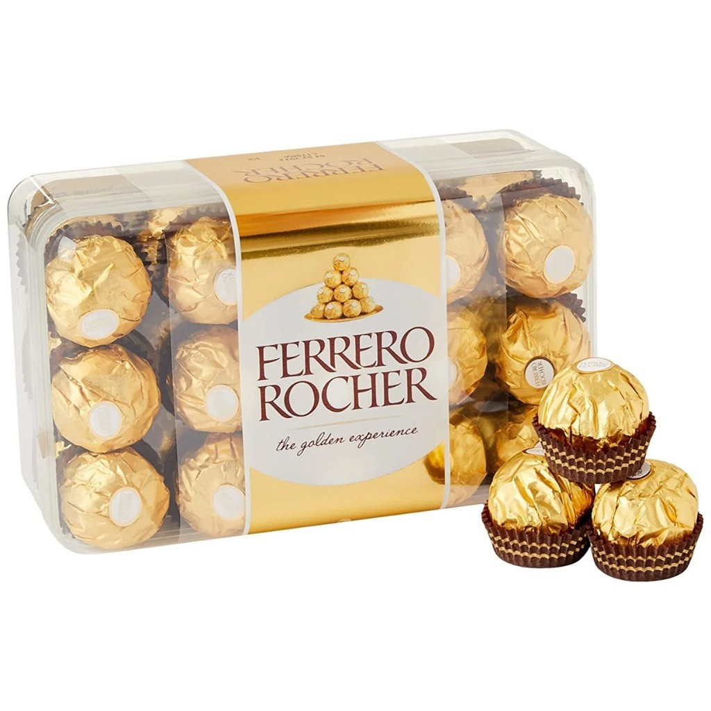 Ferrero Rocher T30 Chocolate 375gram isi 30 pcs asal Eropa