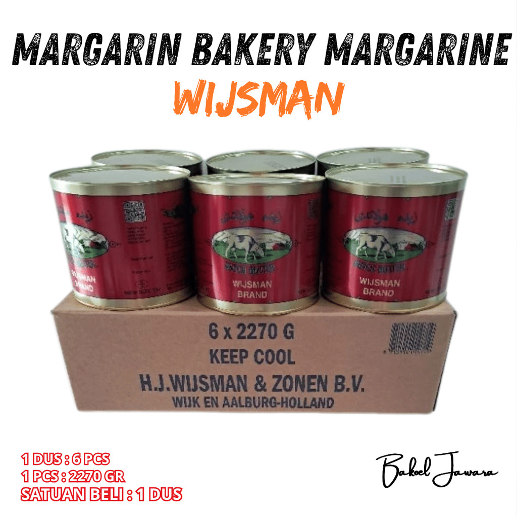 ( 1 DUS 13.62 KG ) WIJSMAN DUTCH BUTTER MENTEGA WIZMAN 13.5KG UP PLUS