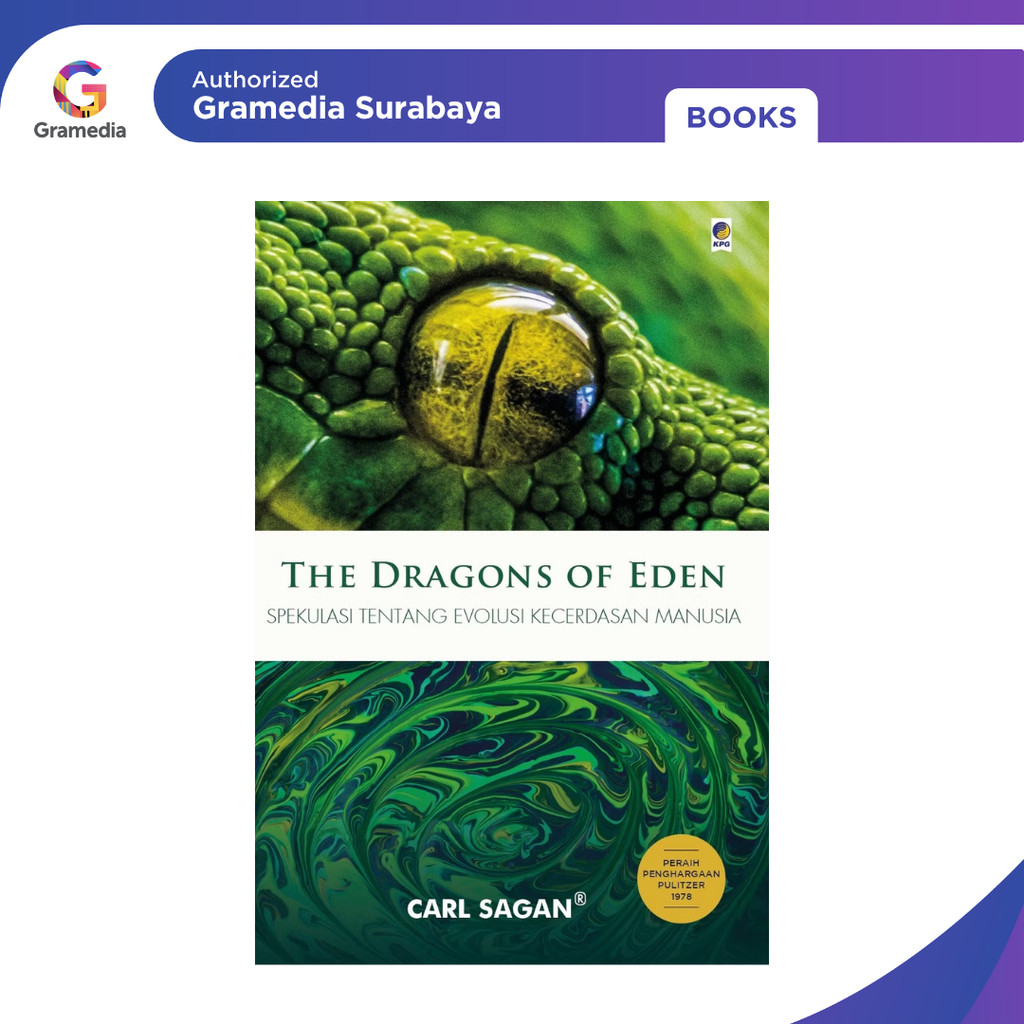 Gramedia Surabaya - The Dragons of Eden (Carl Sagan)