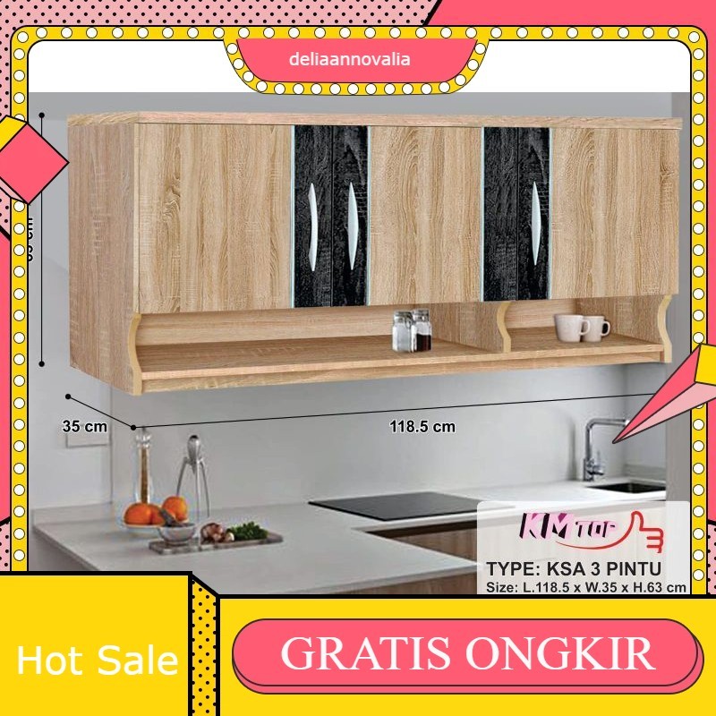 KITCHEN SET KSA Lemari Gantung Kitchen set pintu lemari atas