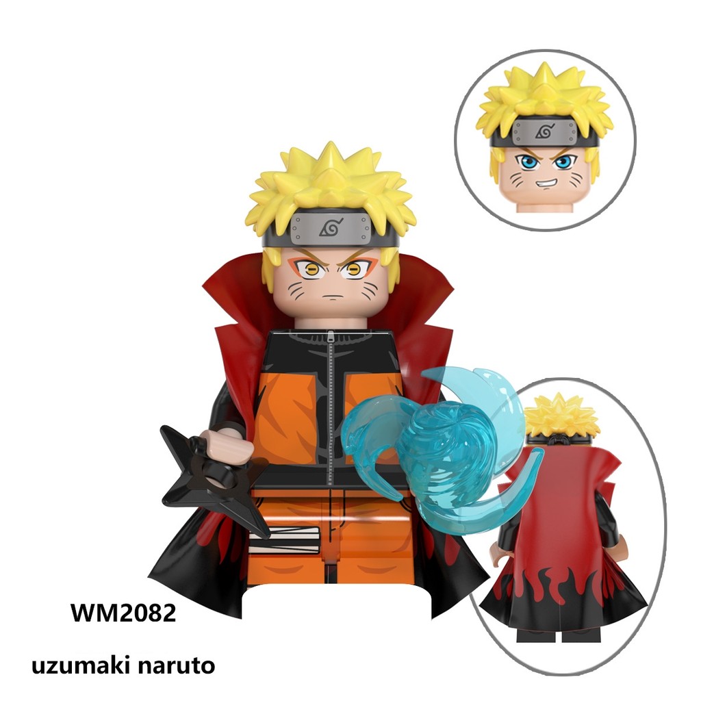 Naruto Sasuke Uchiha Obito Itachi Mardara Kakashi Jiraiya Senju Anime Mini Blocks Figure WM6105 WM61