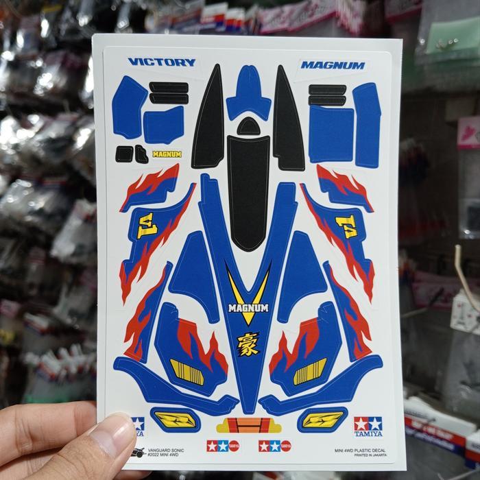 DECAL MINI 4WD VICTORY MAGNUM / STICKER TAMIYA VICTORY MAGNUM by Mixmaxtoys