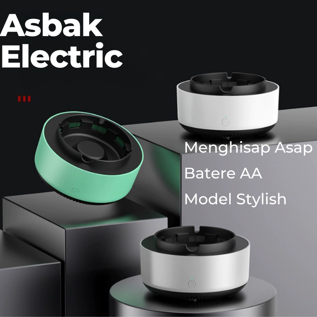 Smart Asbak Smart Ashtray Asbak Elektrik Asbak Pintar Penghisap Asap Rokok + Air Purifier – Anti Bau