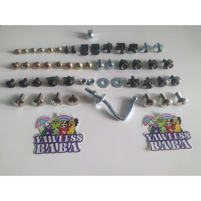 BISA COD Baut Baud Full body Supra Fit Lama / supra lama motor motorcycle - Baut FULLBODY