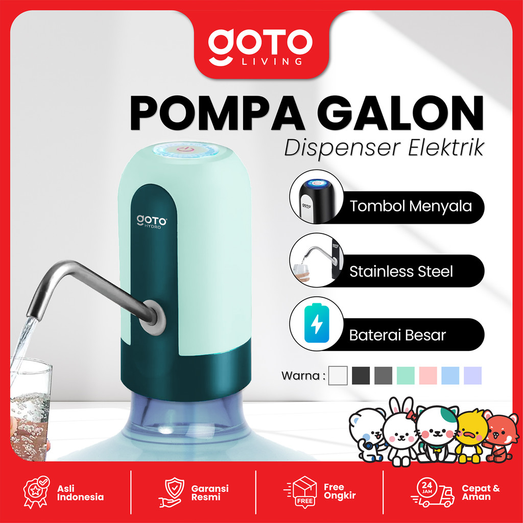 (Special Offer) Goto Hydro Pompa Galon Dispenser Air Minum Gallon Pompa Galon Elektrik
