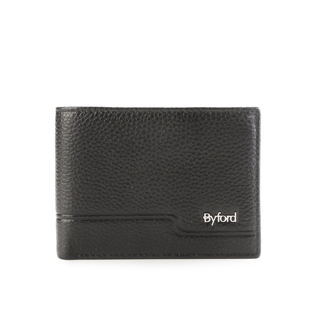 Byford Dompet Lipat Pendek Pria Kulit Men Leather Short Wallet 2211412003BLA