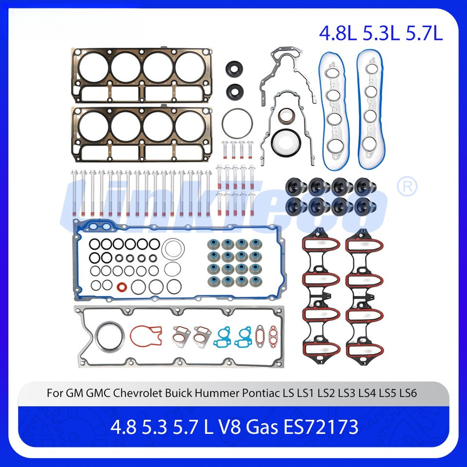 Engine Full Gasket Set Kit 48 53 57 L V8 GAS For GM GMC Chevrolet Buick Hummer Pontiac LS1 LS2 LS3 L