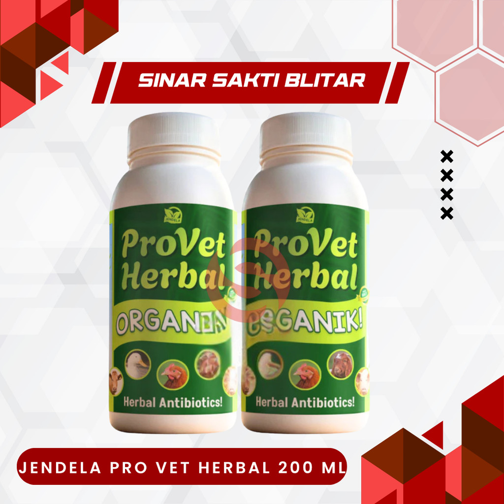 JENDELA PRO VET HERBAL 200 ML - Growth Promotor Vitamin Ecovet