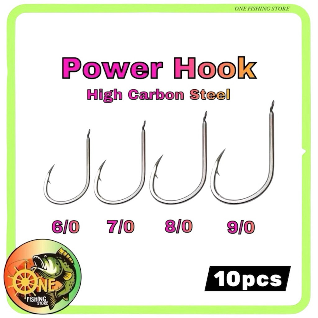 Slow jigging power hook SJ63 flat mirip suteki 10pcs