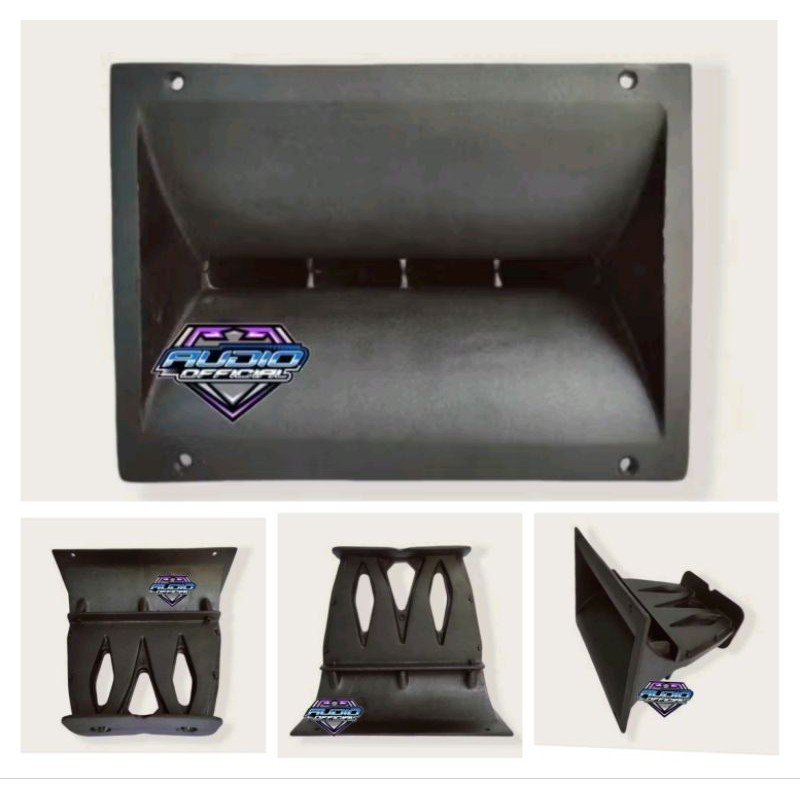 Horn Tweeter Line Array Model VERA dobel 19x26cm / Corong Twiter Bahan Diral Cor Almunium