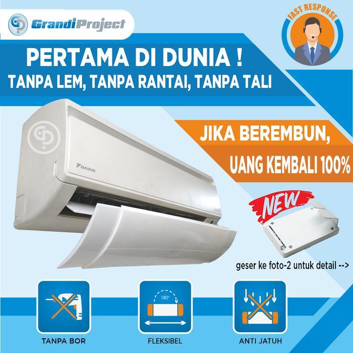 [Toko Murah Seribu] GRANDI AC Air Screen Cover | Reflektor / Talang / Penahan Hembusan Angin AC