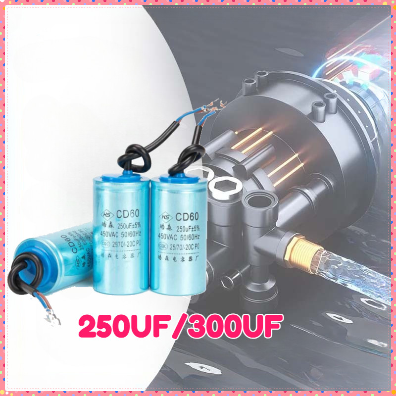 Kapasitor Motor Starting 450V 450v 250uf CBB60 Motor Starting Capacitor Pompa Airmotor Starting Capa