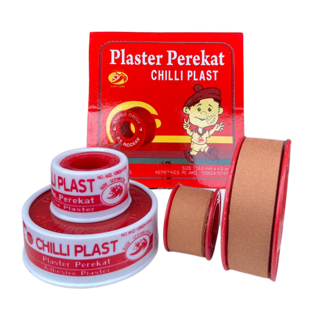 Plaster Chili plast Kain Coklat Chili Plast / Plester Perekat Rol Kain Per Pcs
