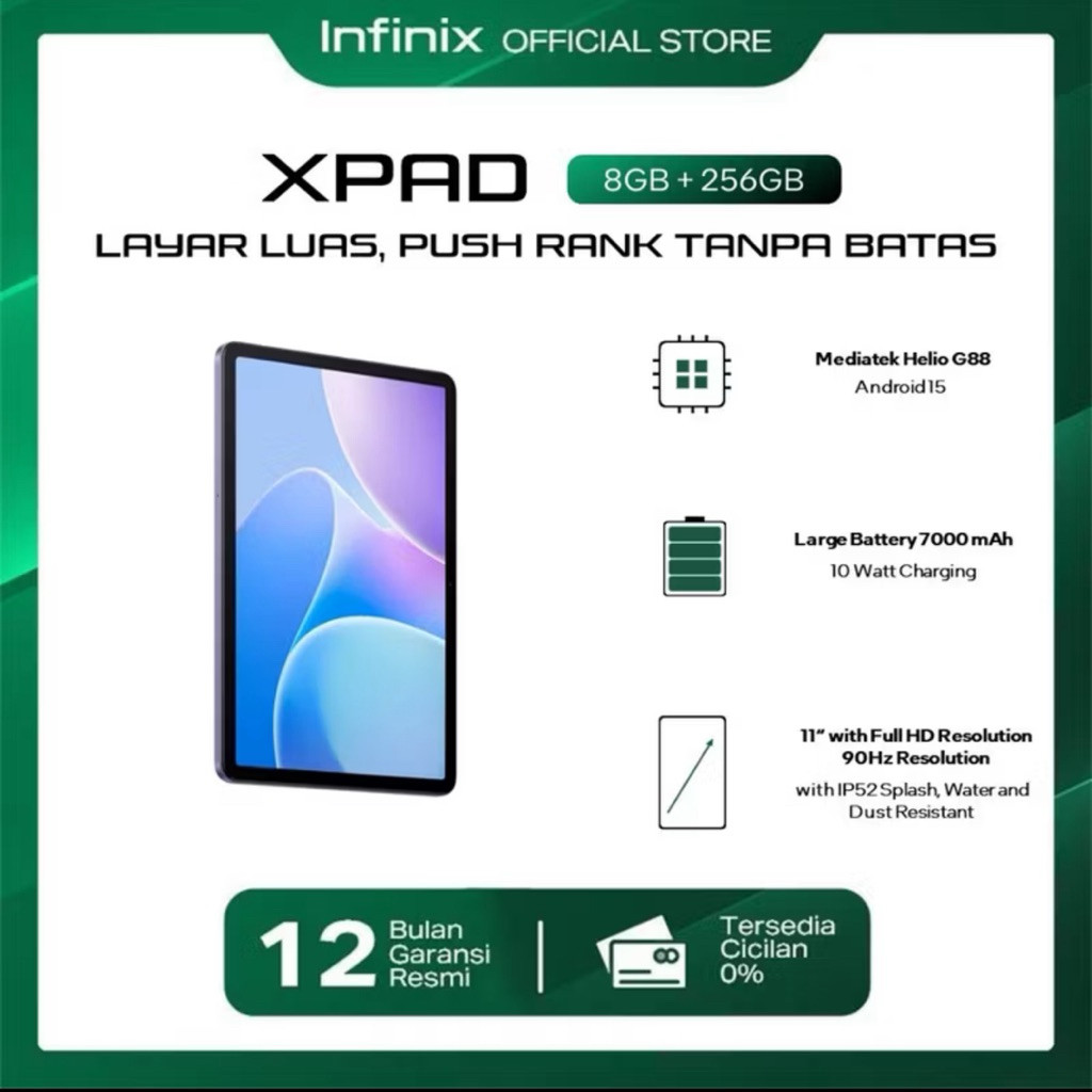 Infinix XPad 20 8/256 GB - 4G LTE 8GB 256GB - 7000mAh
